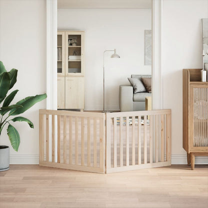 Hundegitter Faltbar 2 Paneele 160 cm Pappelholz