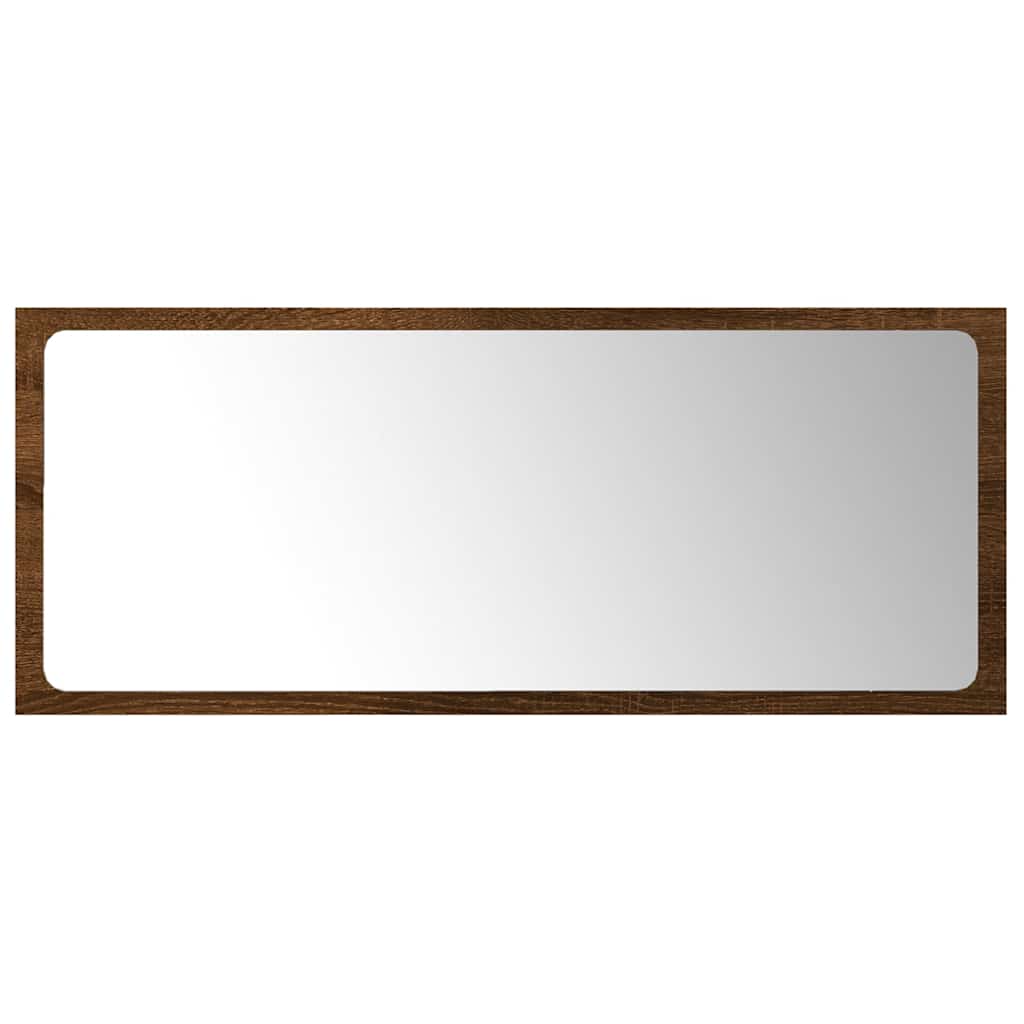 2-tlg. Badmöbel-Set Braun Eichen-Optik Holzwerkstoff