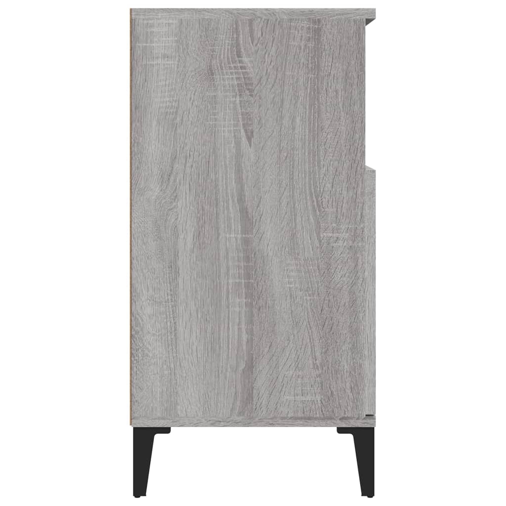 Sideboard Grau Sonoma 60x35x70 cm Holzwerkstoff