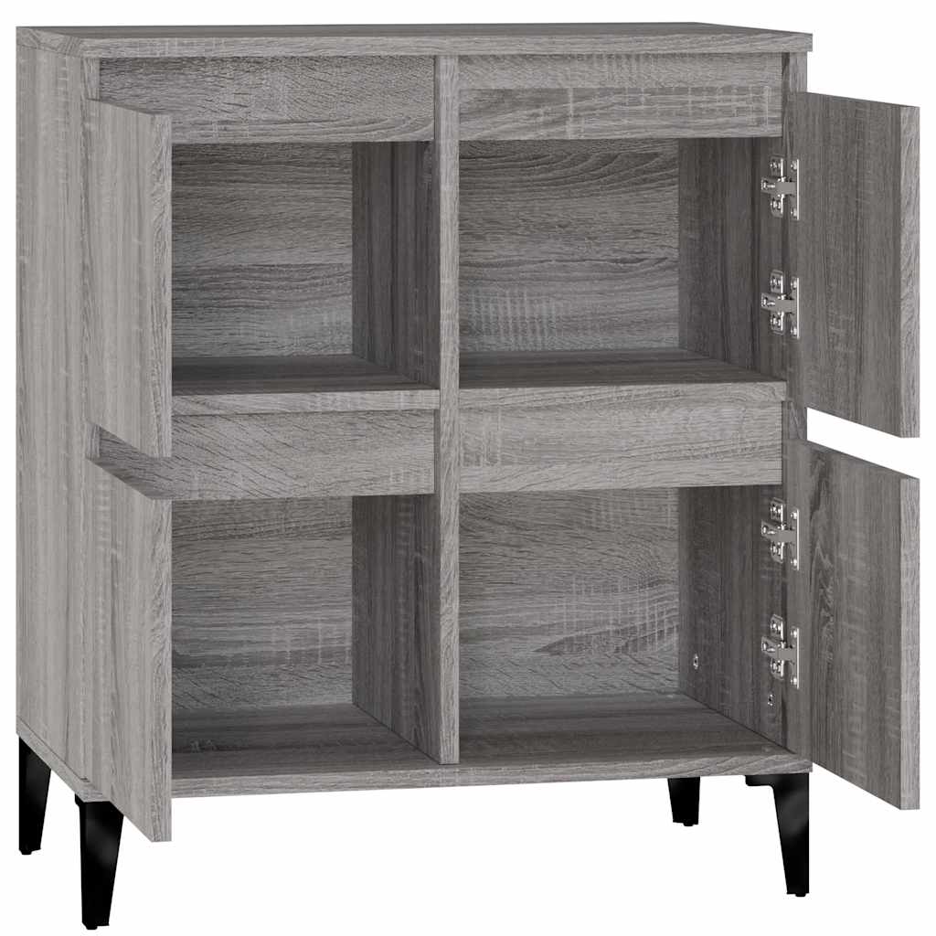 Sideboard Grau Sonoma 60x35x70 cm Holzwerkstoff