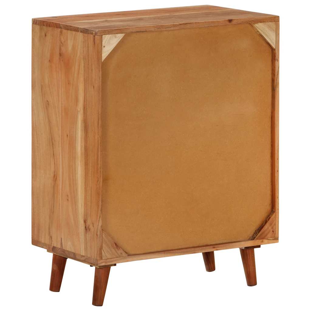 Sideboard 60x35x74 cm Massivholz Akazie