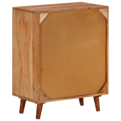Sideboard 60x35x74 cm Massivholz Akazie