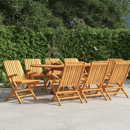Gartenstühle 8 Stk. Klappbar 61x67x90 cm Massivholz Teak