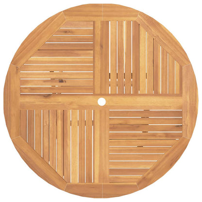 Gartentisch Klappbar Ø 110x75 cm Massivholz Teak