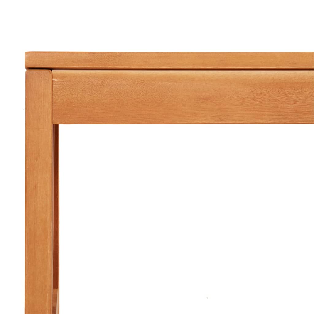 Gartenbank 80 cm Massivholz Eukalyptus