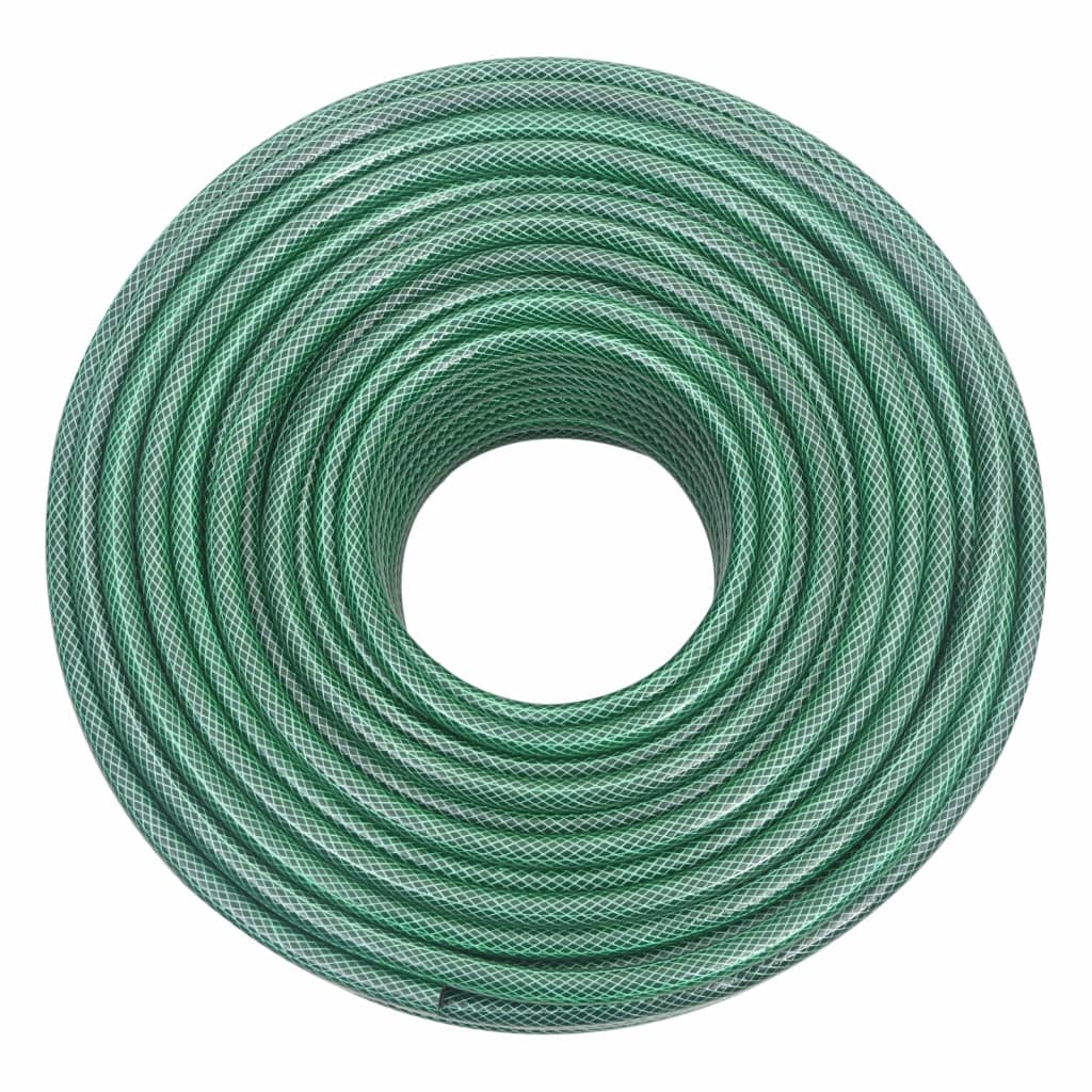 Gartenschlauch mit Kupplung-Set Grün 0,5" 100 m PVC