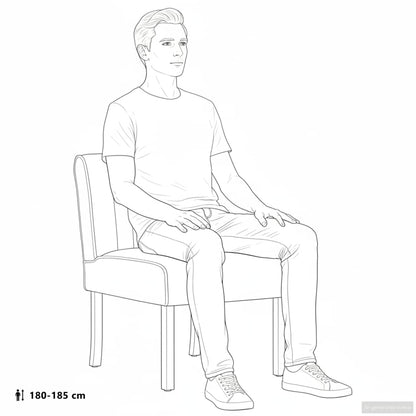 Polsterstuhl Schwarz Samt