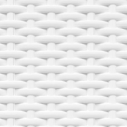 Pflanzkübel 2 Stk. Weiß 30x30x37 cm Polypropylen