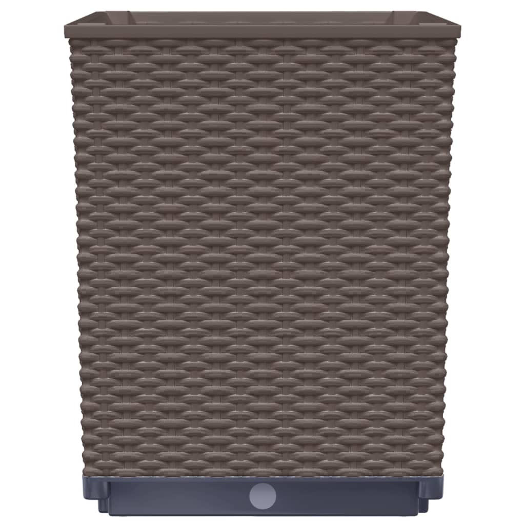 Pflanzkübel 4 Stk. Braun 30x30x37 cm Polypropylen