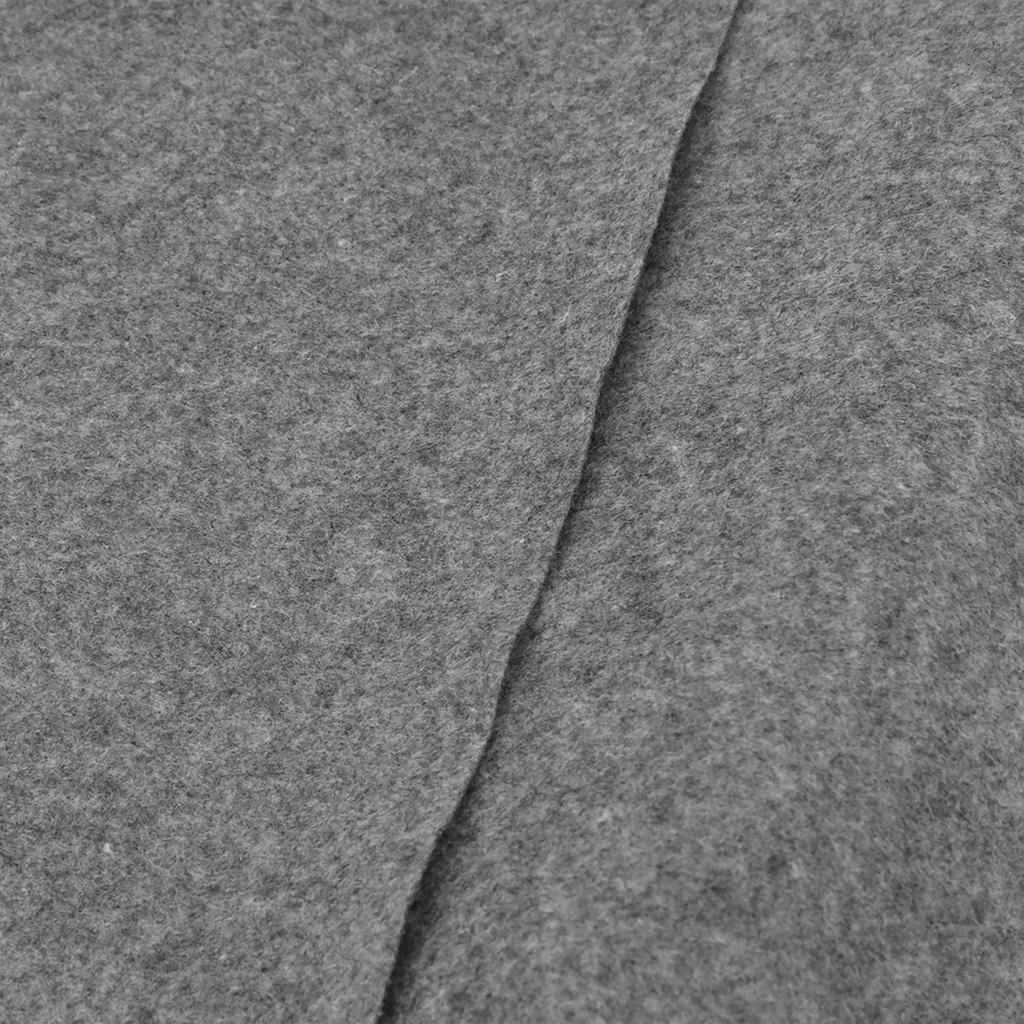 Pool-Bodentuch Hellgrau Ø458 cm Polyester Geotextil