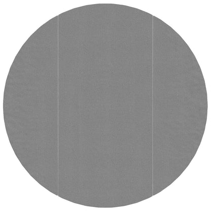 Pool-Bodentuch Hellgrau Ø306 cm Polyester Geotextil