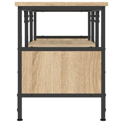 TV-Schrank Sonoma-Eiche 100x35x45 cm Holzwerkstoff & Eisen