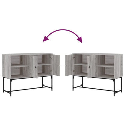 Sideboard Grau Sonoma 100x40x79,5 cm Holzwerkstoff