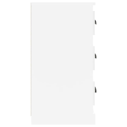 Sideboard Hochglanz-Weiß 70x35,5x67,5 cm Holzwerkstoff