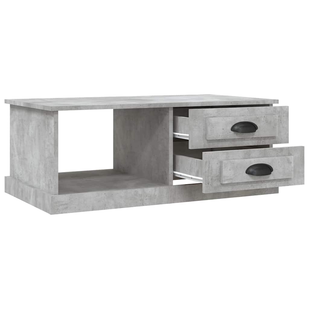 Couchtisch Betongrau 90x50x35 cm Holzwerkstoff