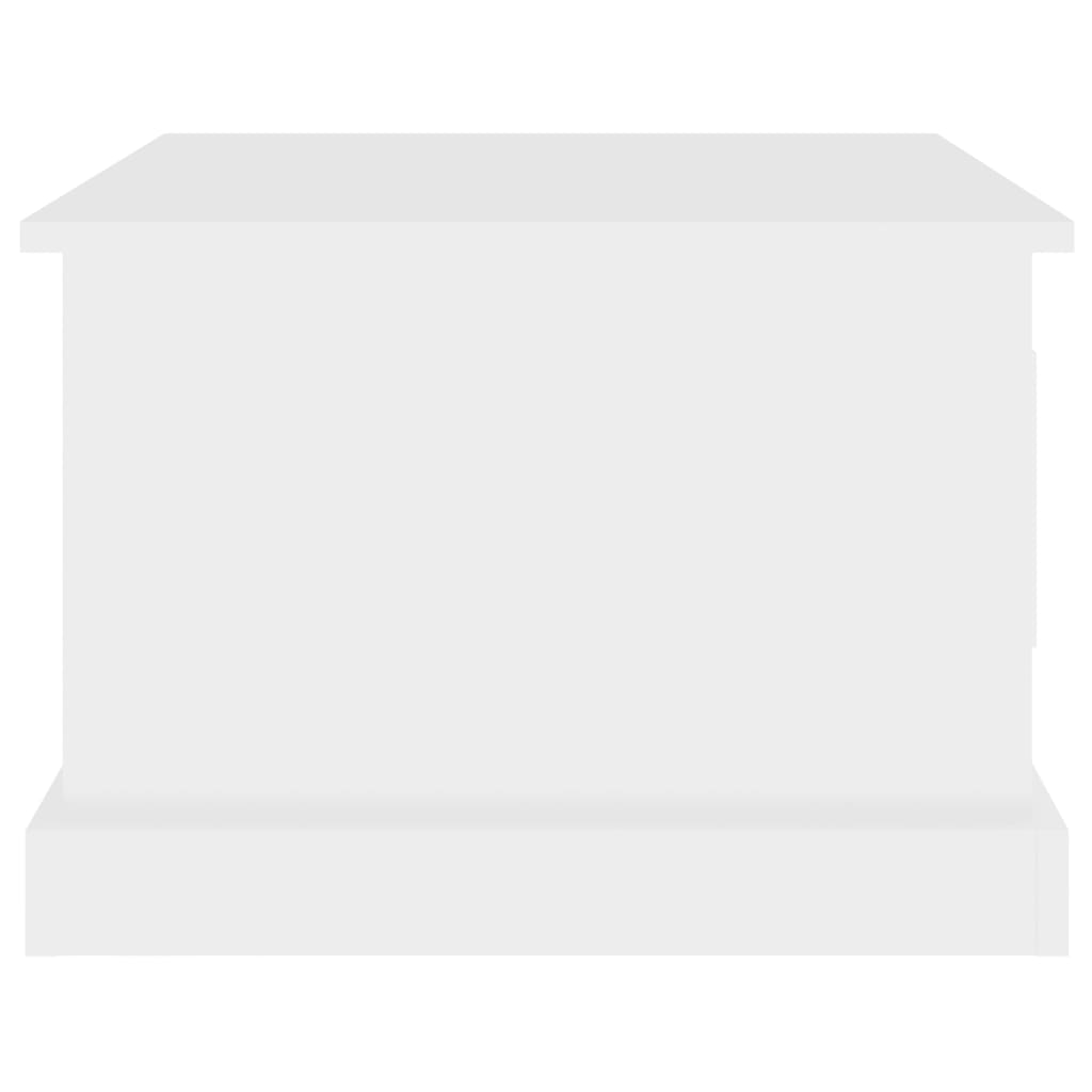 Couchtisch Weiß 50x50x35 cm Holzwerkstoff