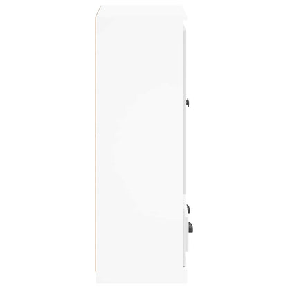 Highboard Weiß 60x35,5x103,5 cm Holzwerkstoff