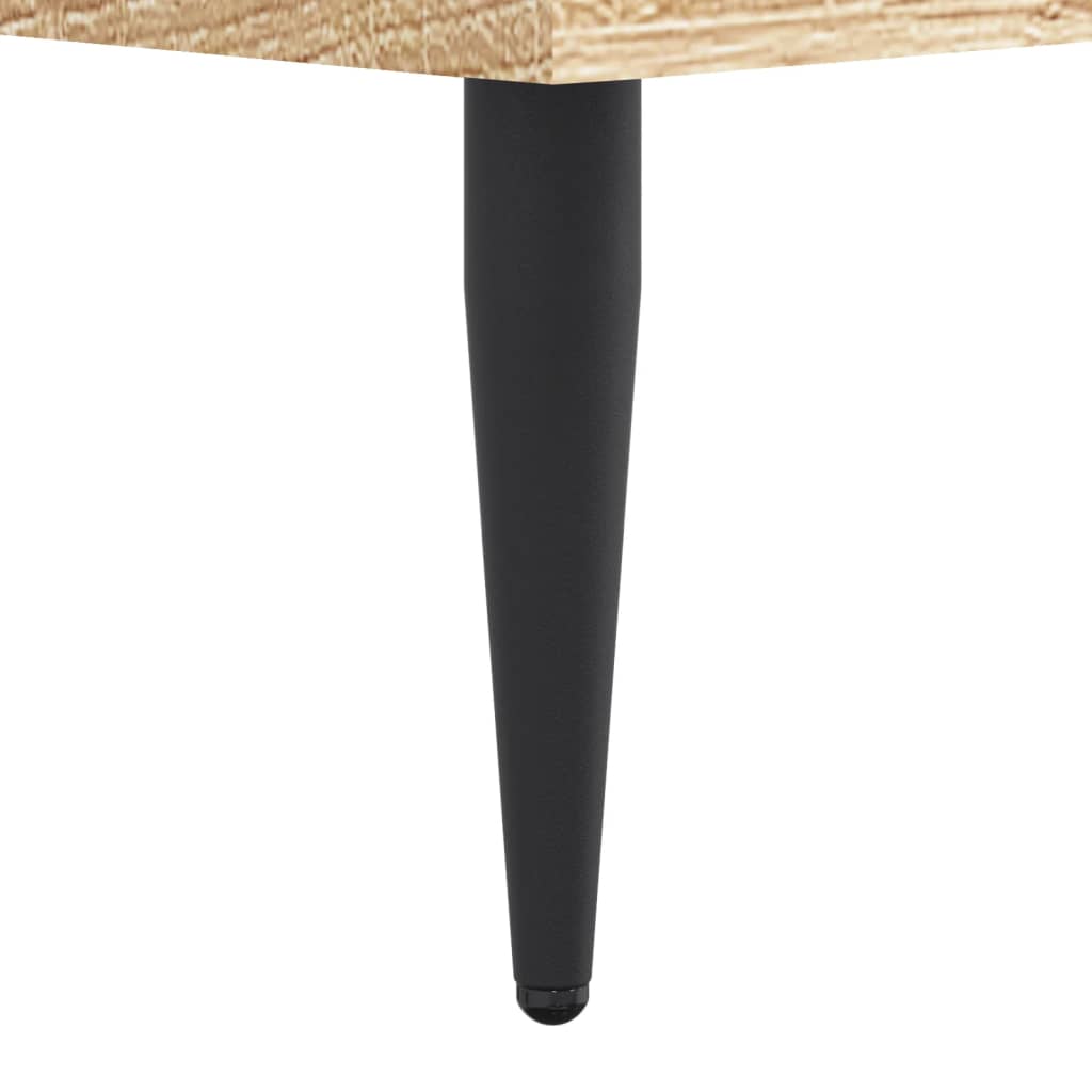 Bettgestell ohne Matratze Sonoma-Eiche 180x200 cm Holzwerkstoff