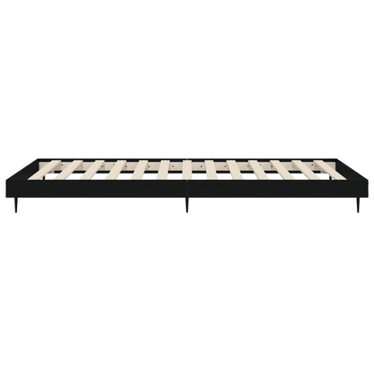 Bettgestell Schwarz 90x190 cm Holzwerkstoff