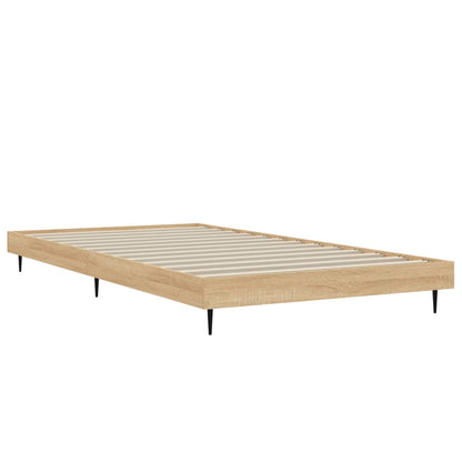Bettgestell ohne Matratze Sonoma-Eiche 90x190 cm Holzwerkstoff