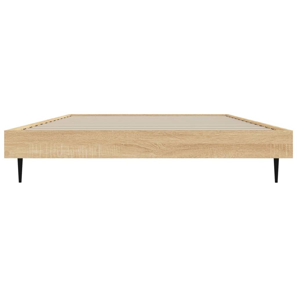 Bettgestell ohne Matratze Sonoma-Eiche 90x190 cm Holzwerkstoff