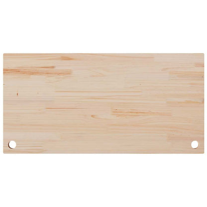 Schreibtischplatte 100x50x2,5 cm Massivholz Kiefer