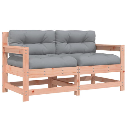 Gartenstühle mit Kissen 2 Stk. Massivholz Douglasie