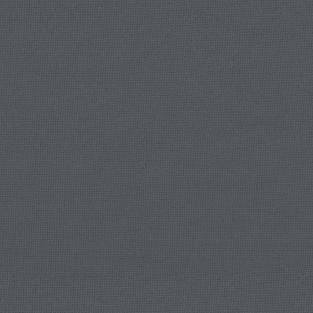 Gartenhocker mit Kissen 2 Stk. Weiß Massivholz Kiefer