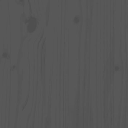 Gartenhocker Grau Massivholz Kiefer