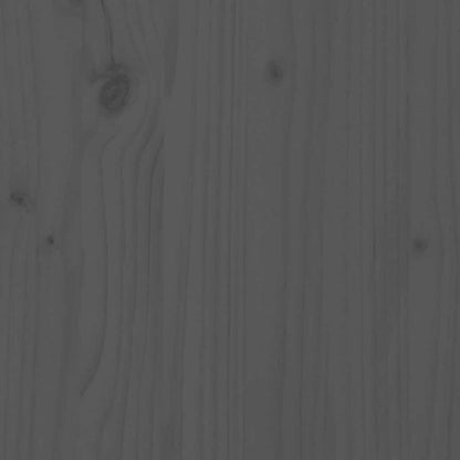 Gartenhocker Grau 120x80 cm Massivholz Kiefer