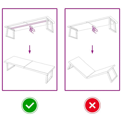 Tischplatte 180x50x(2-4) cm Massivholz Behandelt Baumkante