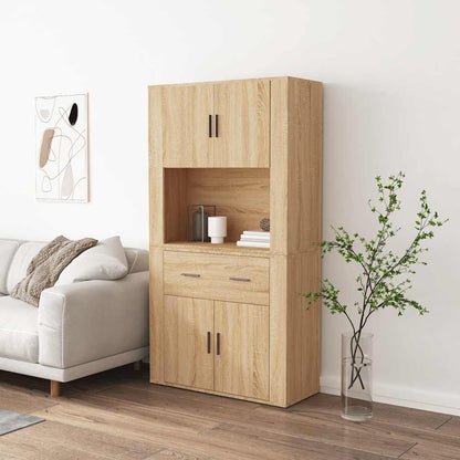 Highboard Sonoma-Eiche Holzwerkstoff