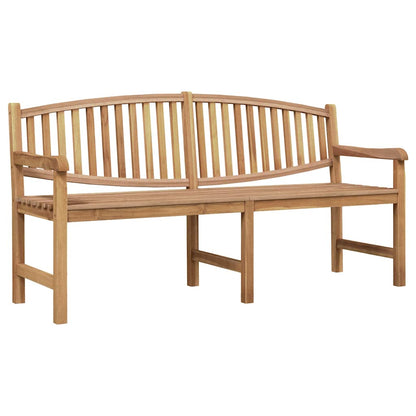 Gartenbank 179,5x60x90 cm Massivholz Teak