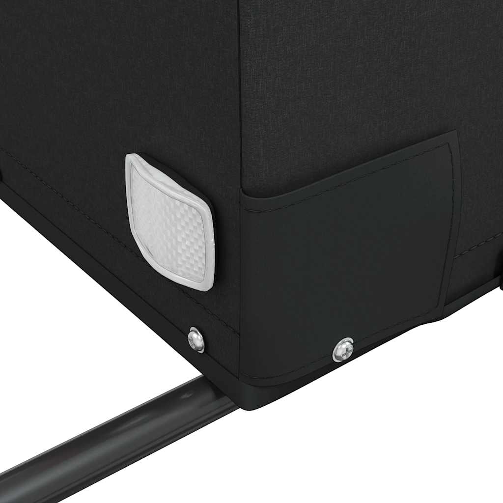 Fahrradanhänger Schwarz 30 kg Eisen