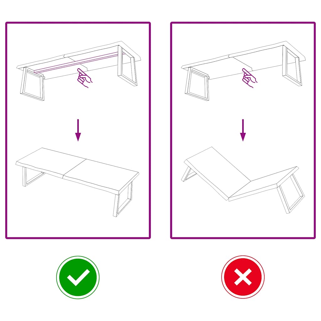 Waschtischplatte Dunkelbraun 160x60x(2-4)cm Massivholz