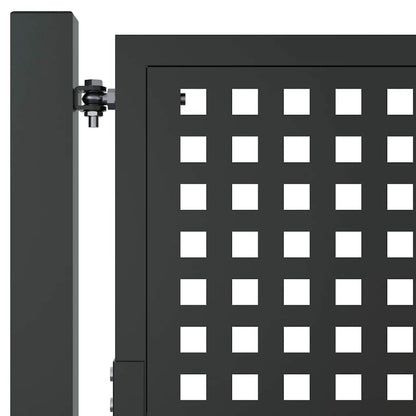 Gartentor Anthrazit 100x200 cm Stahl