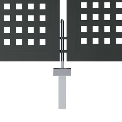 Gartentor Anthrazit 300x175 cm Stahl