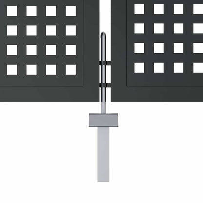 Gartentor Anthrazit 300x200 cm Stahl