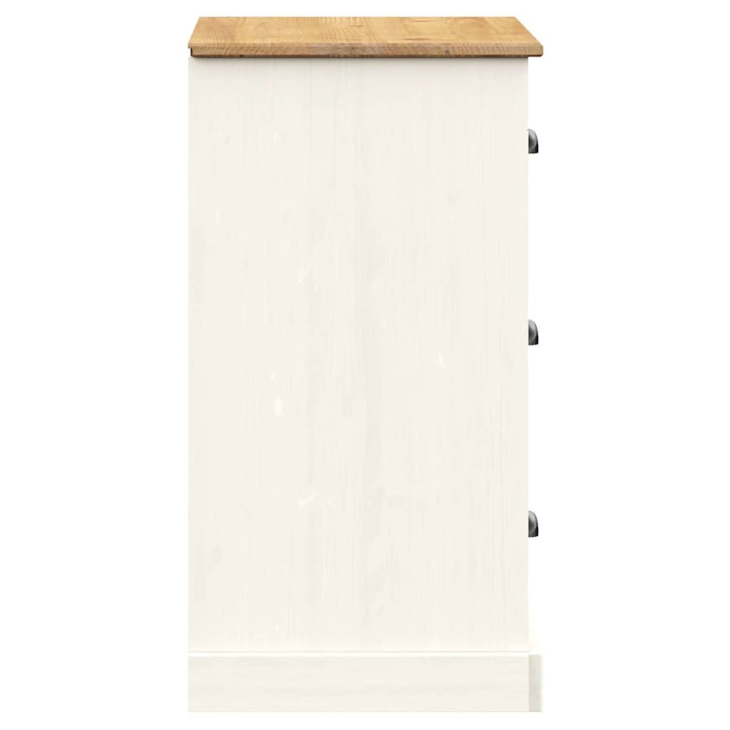 Sideboard mit Schubladen VIGO 78x40x75 cm Massivholz Kiefer