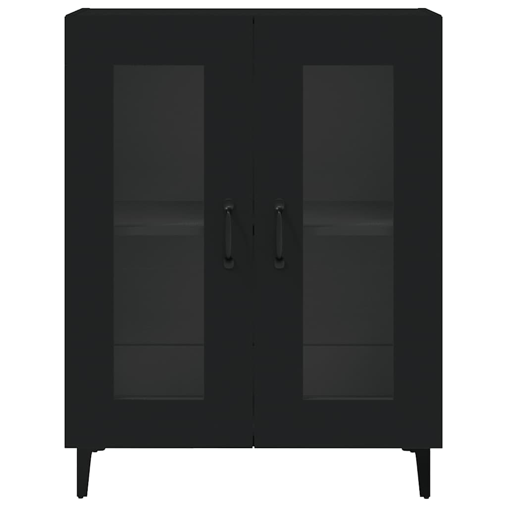 Sideboard Schwarz 69,5x34x90 cm Holzwerkstoff