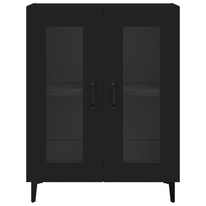 Sideboard Schwarz 69,5x34x90 cm Holzwerkstoff