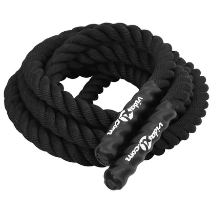 Battle Rope Schwarz 6 m 4,5 kg Polyester