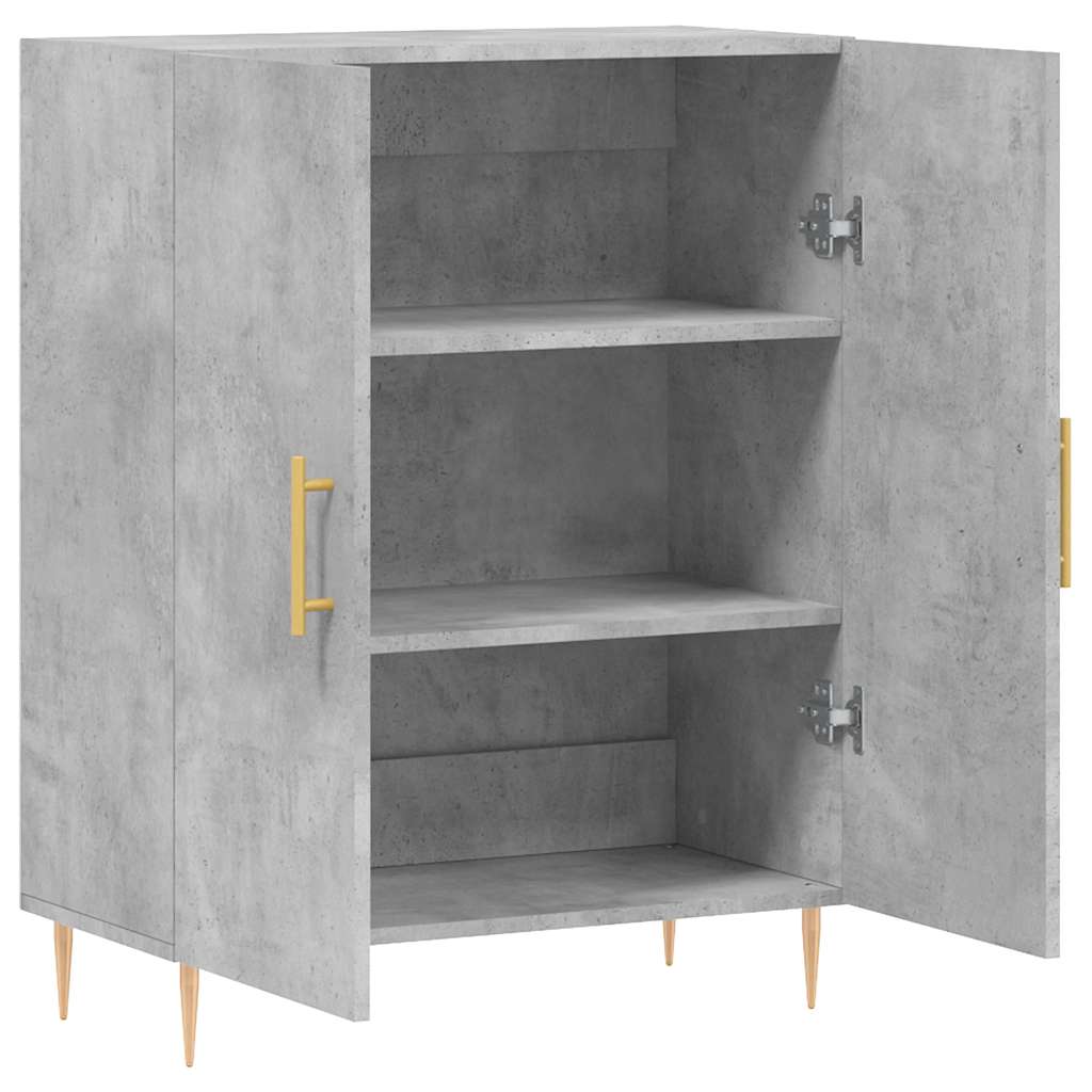 Sideboard Betongrau 69,5x34x90 cm Holzwerkstoff
