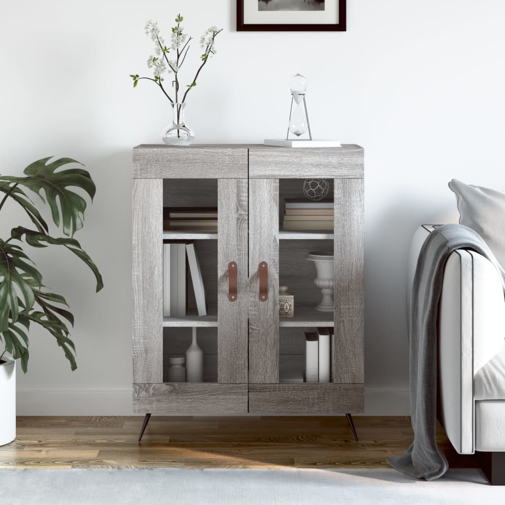 Sideboard Grau Sonoma 69,5x34x90 cm Holzwerkstoff