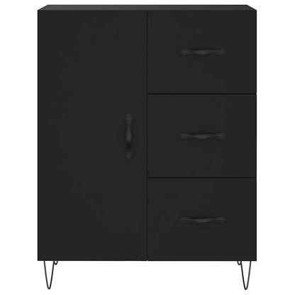 Sideboard Schwarz 69,5x34x90 cm Holzwerkstoff