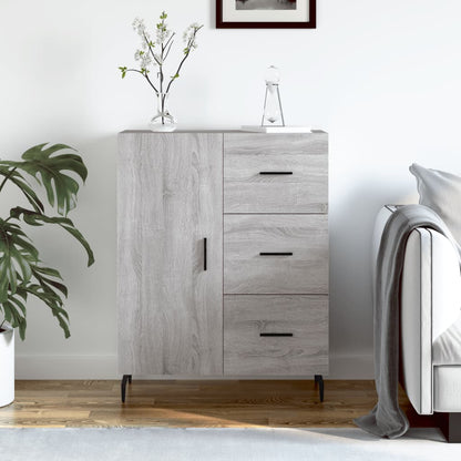 Sideboard Grau Sonoma 69,5x34x90 cm Holzwerkstoff