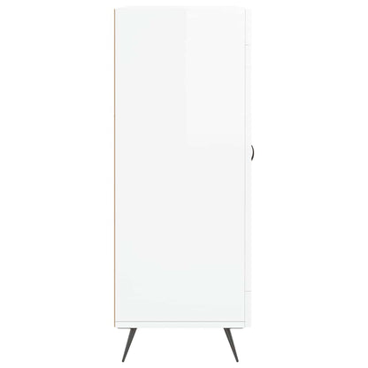 Sideboard Hochglanz-Weiß 69,5x34x90 cm Holzwerkstoff