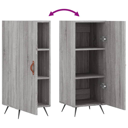Sideboard Grau Sonoma 34,5x34x90 cm Holzwerkstoff