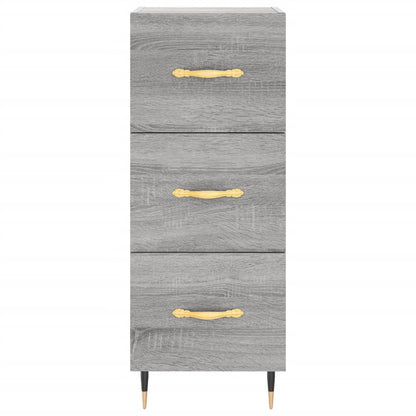 Sideboard Grau Sonoma 34,5x34x90 cm Holzwerkstoff