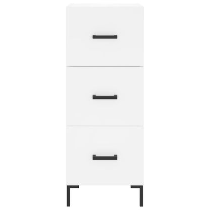 Sideboard Weiß 34,5x34x90 cm Holzwerkstoff